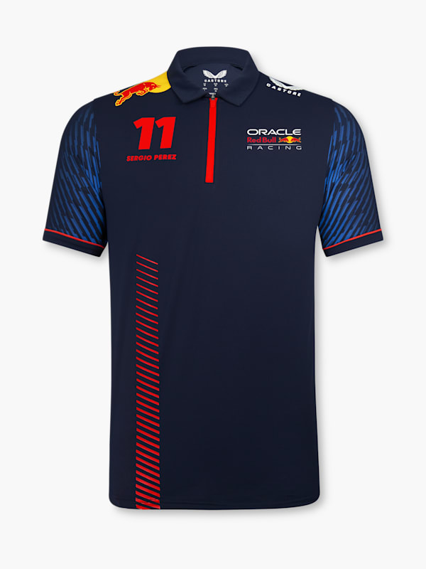 Official Teamline Checo Perez Poloshirt (RBR23009): Oracle Red Bull Racing