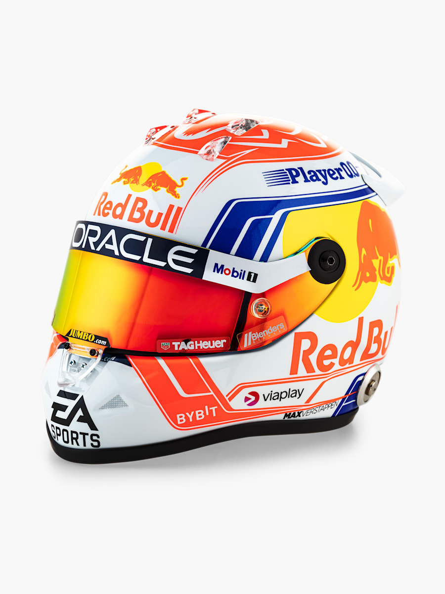 1:2 Max Verstappen Season 2023 Mini Helmet (RBR23248): Oracle Red Bull Racing
