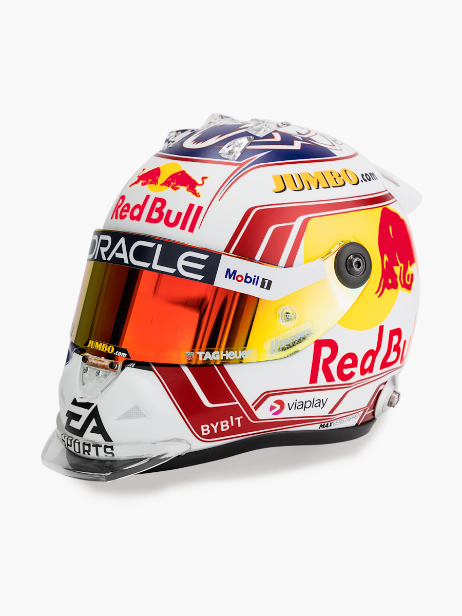 1:2 Max Verstappen Dutch GP 2023 Mini Helmet (RBR23252): Oracle Red Bull Racing