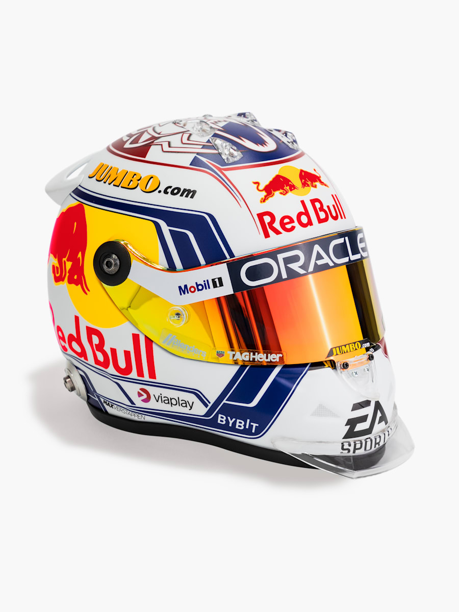 1:2 Max Verstappen Dutch GP 2023 Mini Helm (RBR23252): Oracle Red Bull Racing 1-2-max-verstappen-dutch-gp-2023-mini-helm (image/jpeg)