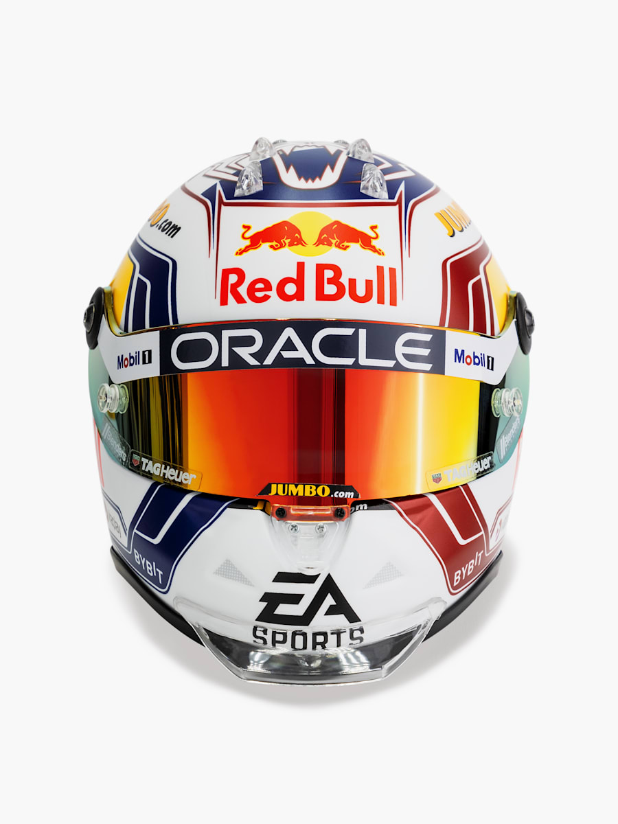 1:2 Max Verstappen Dutch GP 2023 Mini Helmet (RBR23252): Oracle Red Bull Racing