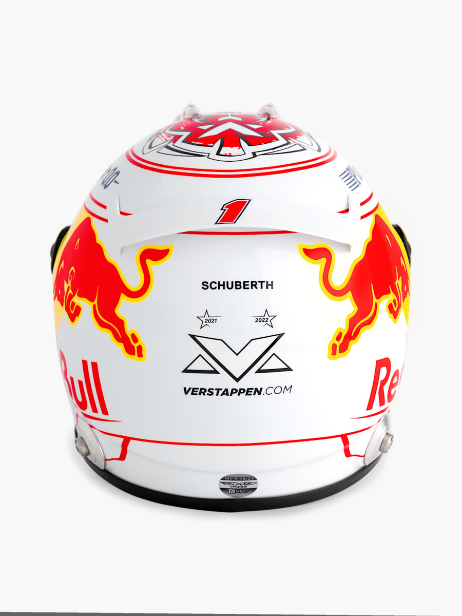1:2 Max Verstappen Japan GP 2023 Mini Helm (RBR23254): Oracle Red Bull Racing