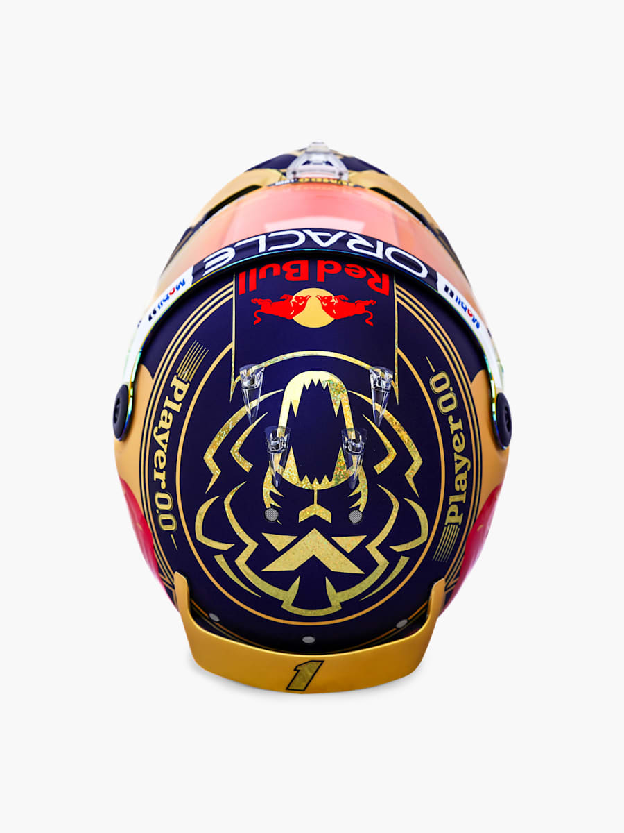 1:2 Max Verstappen Weltmeister 2023 Mini Helm (RBR23481): Oracle Red Bull Racing 1-2-max-verstappen-weltmeister-2023-mini-helm (image/jpeg)