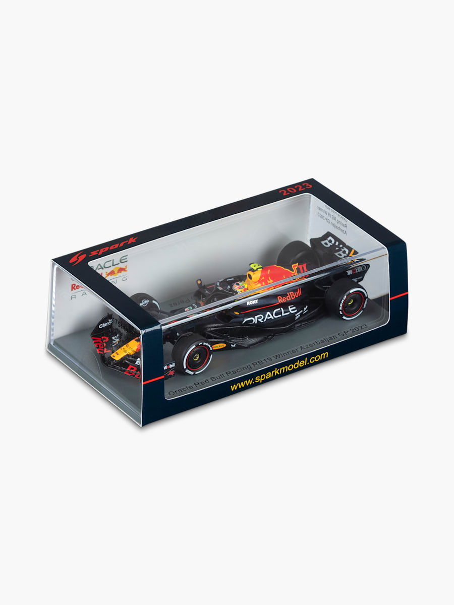 1:43 Oracle Red Bull Racing RB19 Perez Azerbaijan GP 2023 (RBR23495): Oracle Red Bull Racing