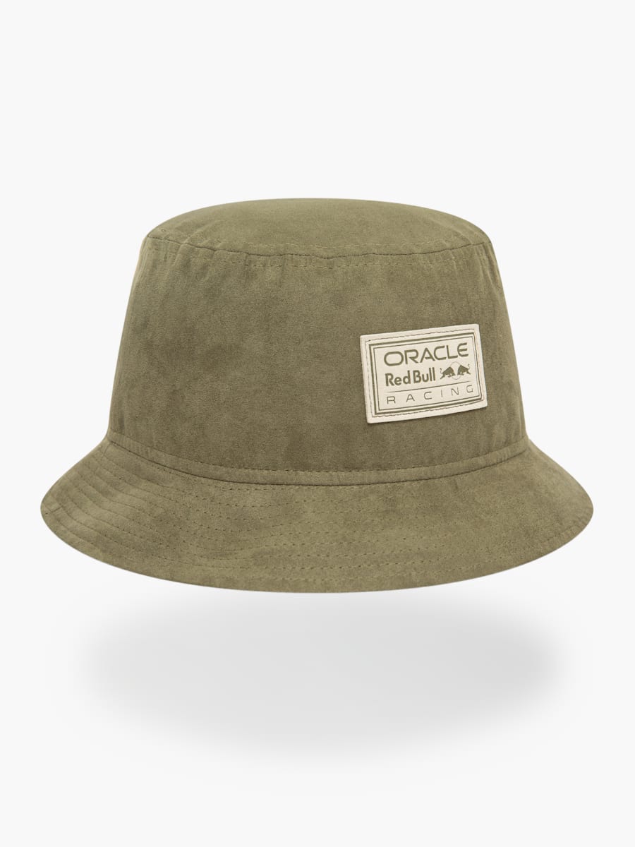 New Era New Olive Suede Bucket Hat (RBR24183): Oracle Red Bull Racing