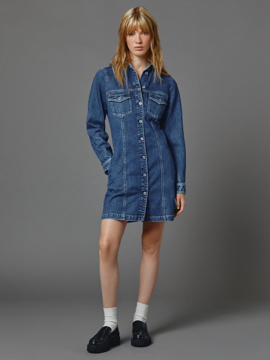 Pepe Jeans Mini Denim Dress (RBR24232): Oracle Red Bull Racing