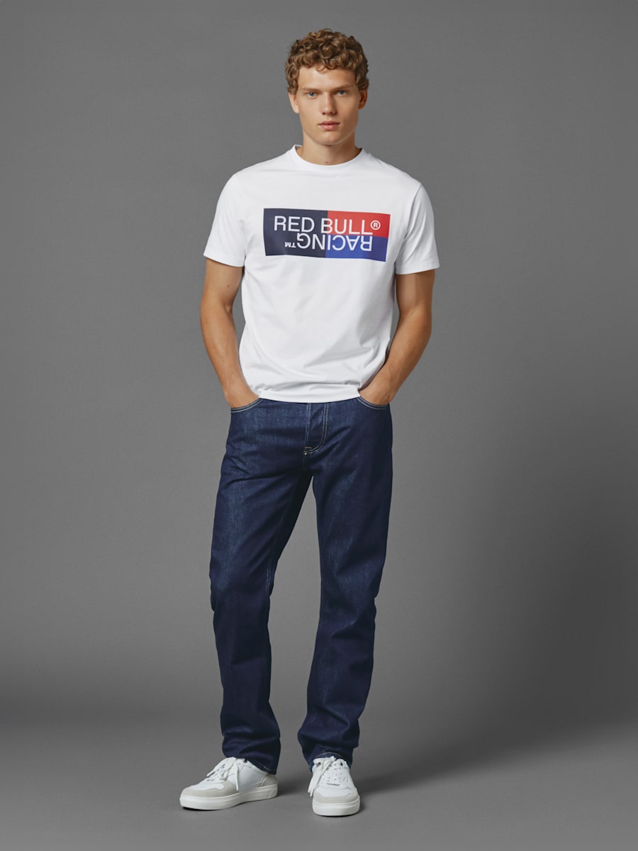 Pepe Jeans Colour Block Logo Tee (RBR24248): Oracle Red Bull Racing