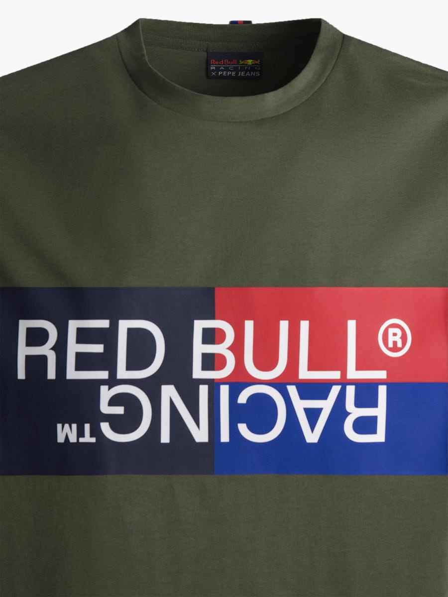 Pepe Jeans Colour Block Logo Tee (RBR24248): Oracle Red Bull Racing