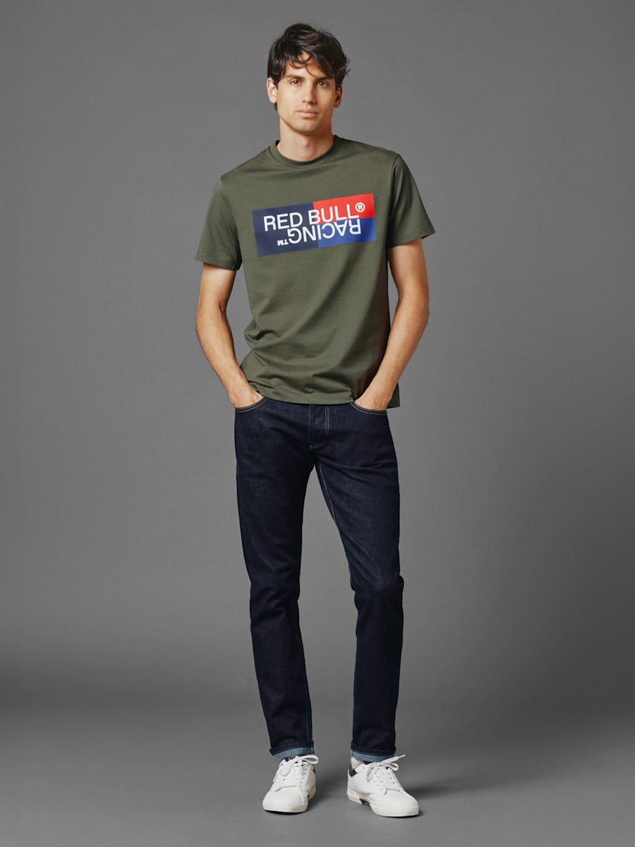 Pepe Jeans Colour Block Logo Tee (RBR24248): Oracle Red Bull Racing