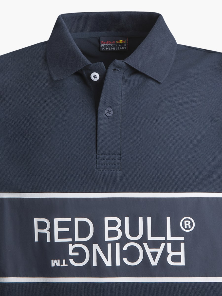 Pepe Jeans Panel Print Logo Polo (RBR24255): Oracle Red Bull Racing