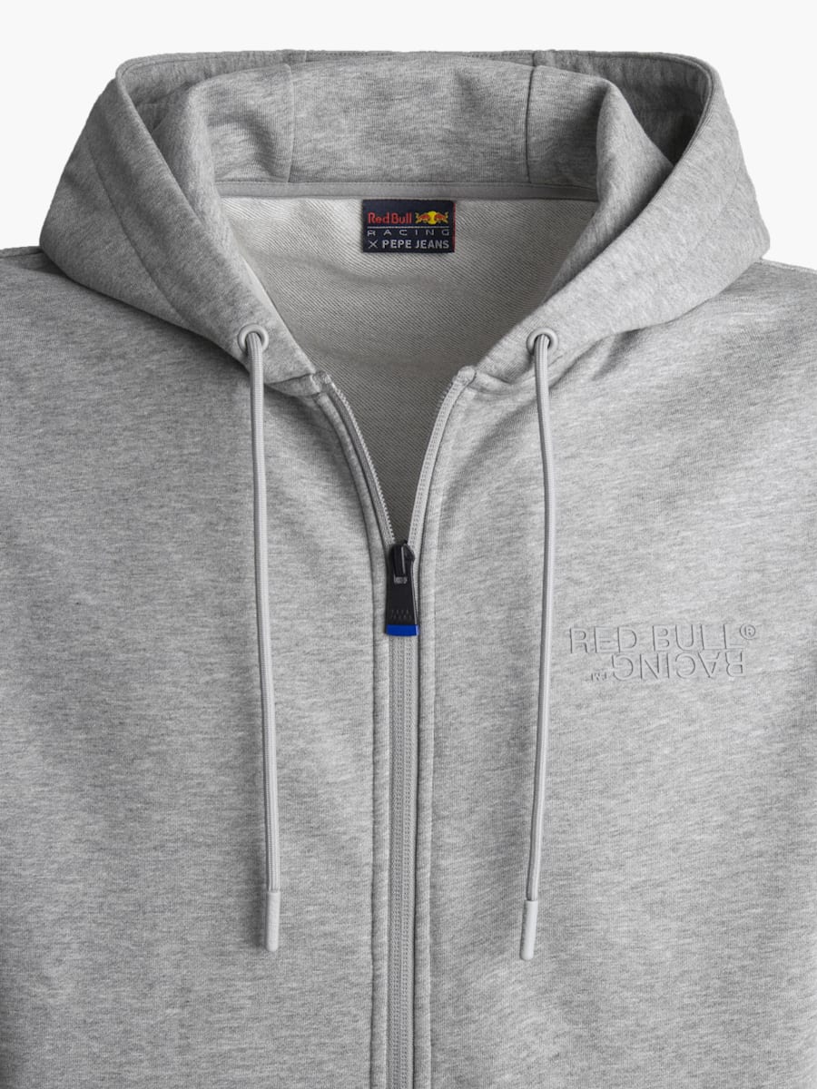 Pepe Jeans Zip Logo Hoodie (RBR24286): Oracle Red Bull Racing