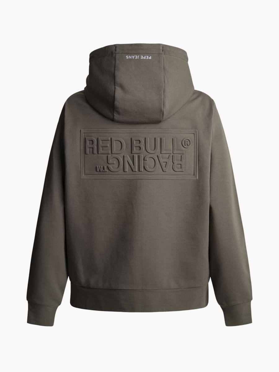 Pepe Jeans Zip Logo Hoodie (RBR24286): Oracle Red Bull Racing