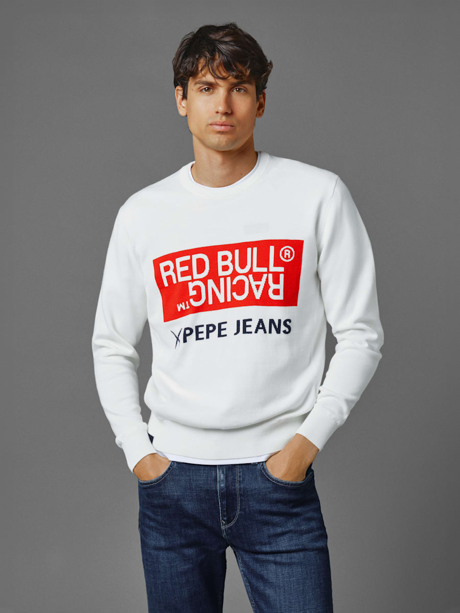 Pepe Jeans Intarsia Knit Crew Neck (RBR24290): Oracle Red Bull Racing