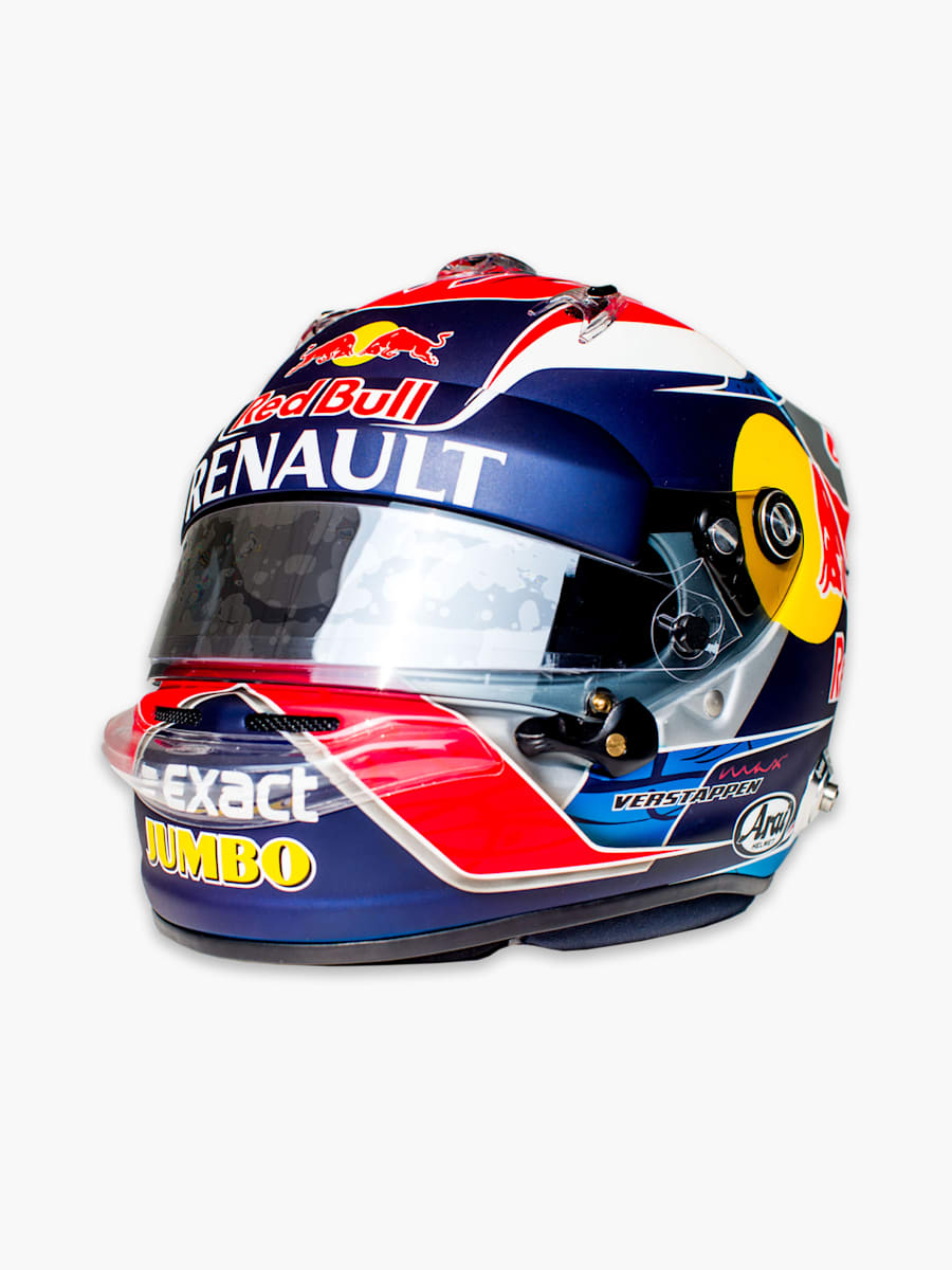 1:2 Max Verstappen 2015 Season Mini Helm (RBR24293): Oracle Red Bull Racing