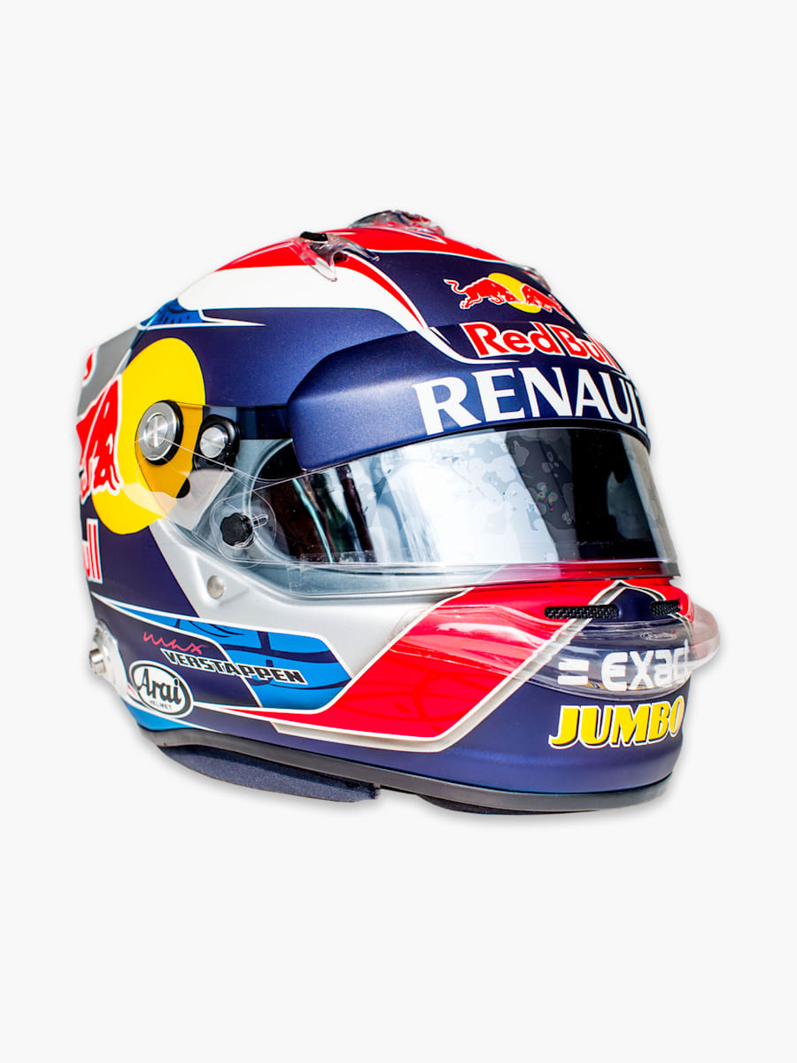 1:2 Max Verstappen 2015 Season Mini Helm (RBR24293): Oracle Red Bull Racing