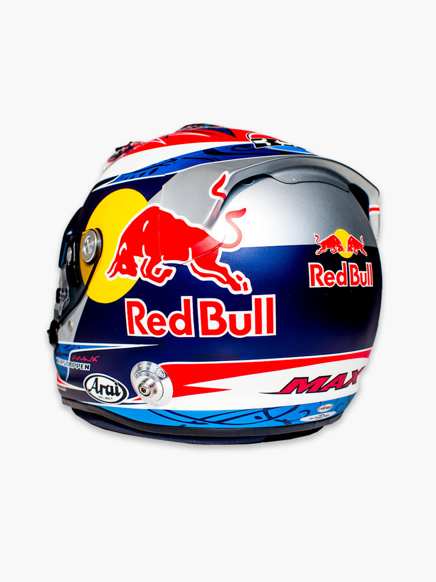 1:2 Max Verstappen 2015 Season Mini Helm (RBR24293): Oracle Red Bull Racing