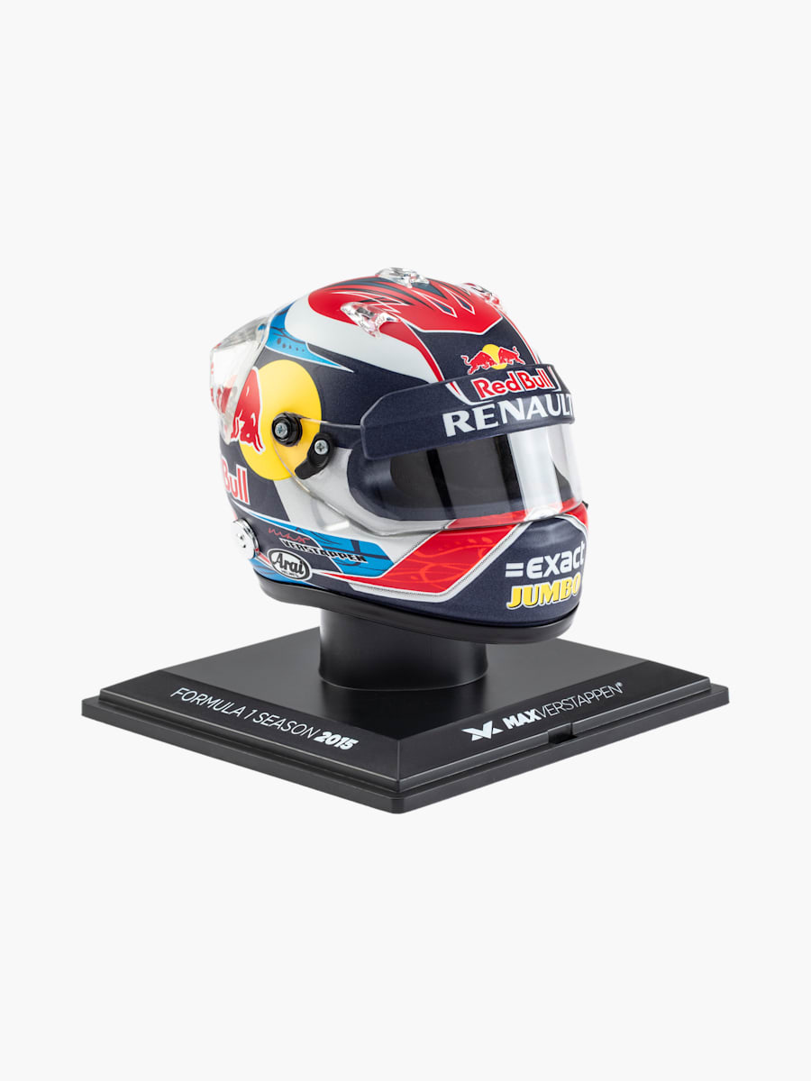 1:4 Max Verstappen 2015 Season Mini Helm (RBR24294): Oracle Red Bull Racing