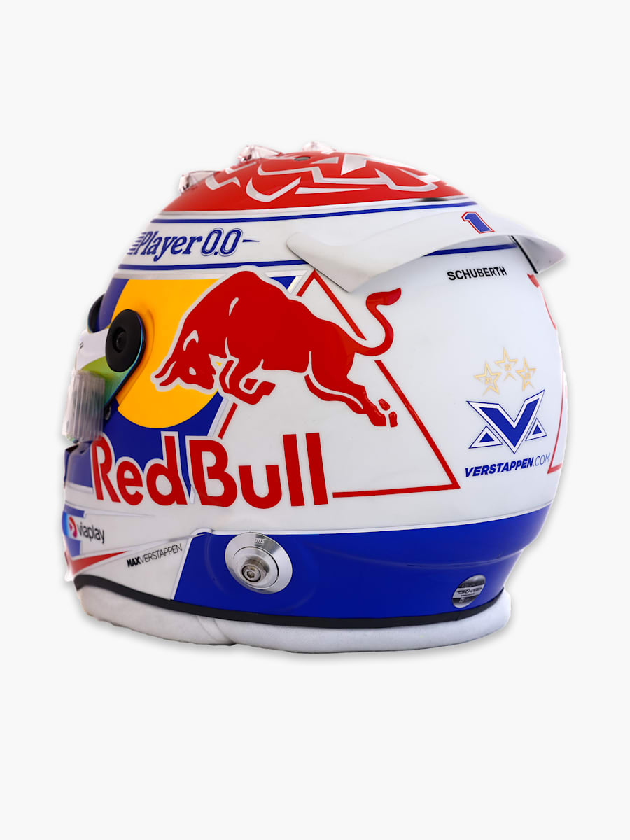 1:2 Max Verstappen 2024 Season Minihelm (RBR24310): Oracle Red Bull Racing