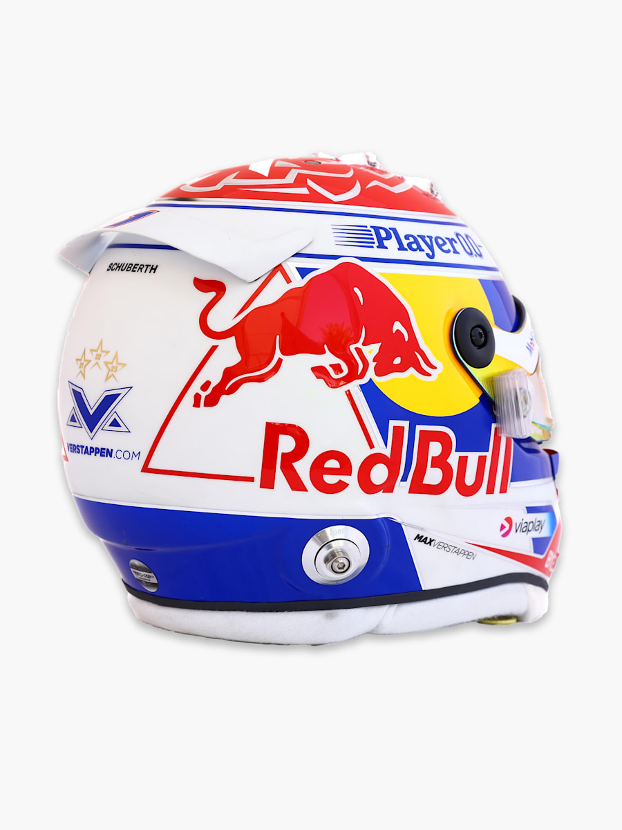1:2 Max Verstappen 2024 Season Minihelm (RBR24310): Oracle Red Bull Racing