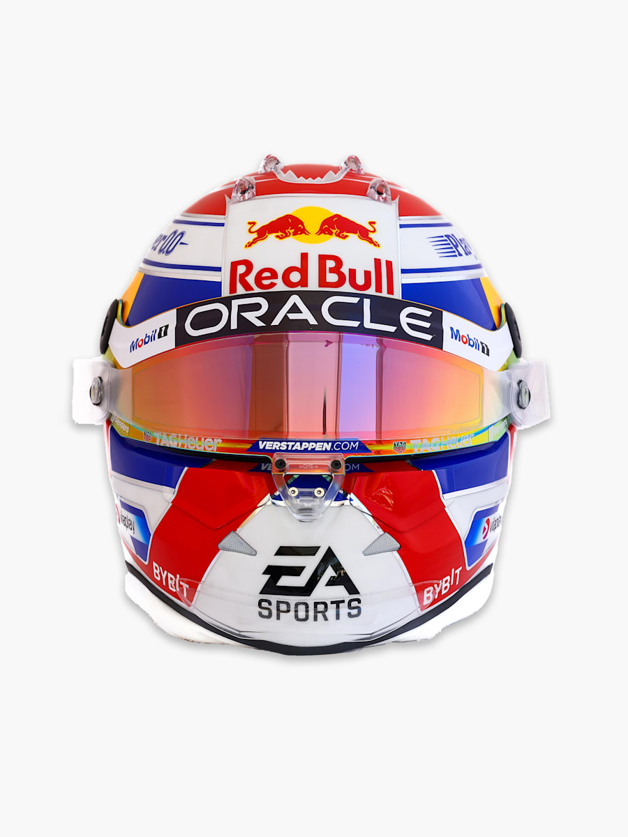 1:2 Max Verstappen 2024 Season Minihelm (RBR24310): Oracle Red Bull Racing