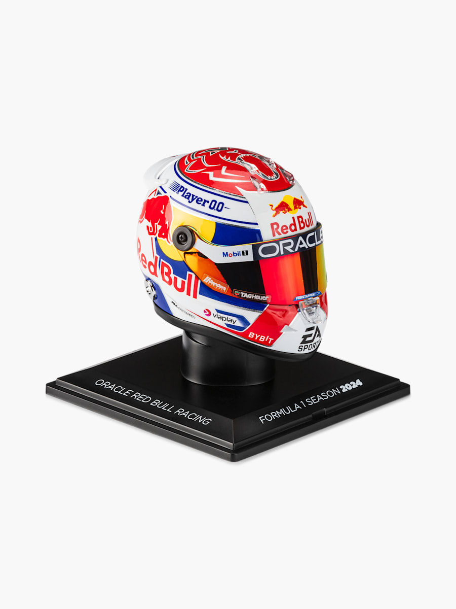 1:4 Max Verstappen 2024 Season Mini Helm (RBR24311): Oracle Red Bull Racing