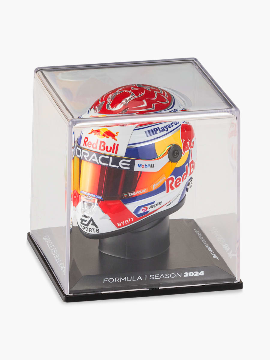 1:4 Max Verstappen 2024 Season Mini Helm (RBR24311): Oracle Red Bull Racing
