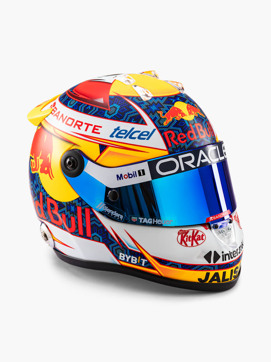 1:2 Checo Perez 2024 Season Mini Helm (RBR24317): Oracle Red Bull Racing