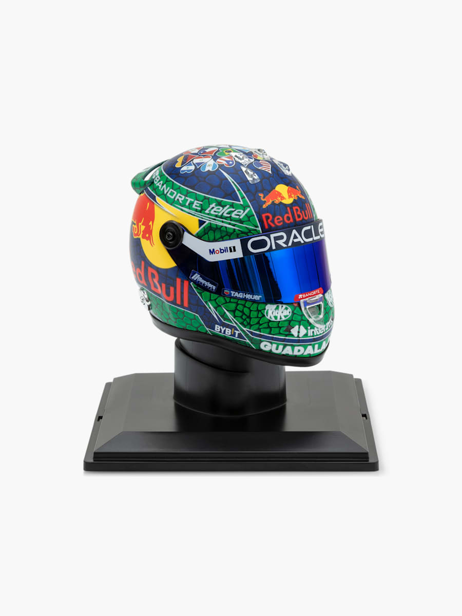 1:4 Checo Perez Miami GP 2024 Mini Helmet (RBR24320): Oracle Red Bull Racing