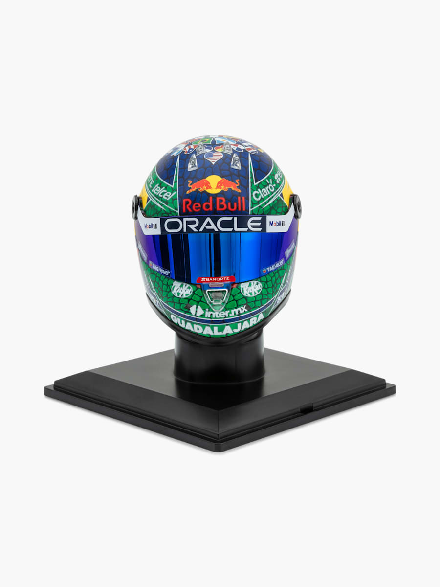 1:4 Checo Perez Miami GP 2024 Mini Helmet (RBR24320): Oracle Red Bull Racing
