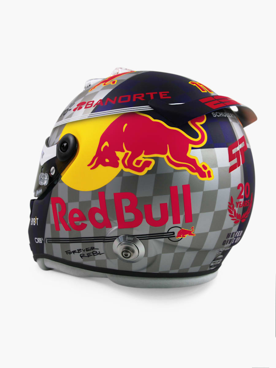 1:2 Checo Perez British GP 2024 Mini Helm (RBR24323): Oracle Red Bull Racing