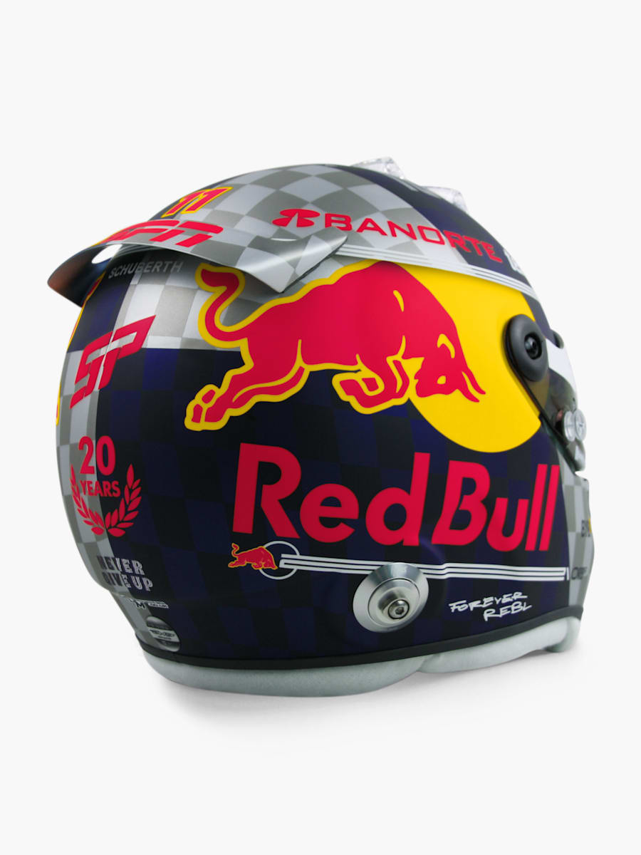 1:2 Checo Perez British GP 2024 Mini Helm (RBR24323): Oracle Red Bull Racing