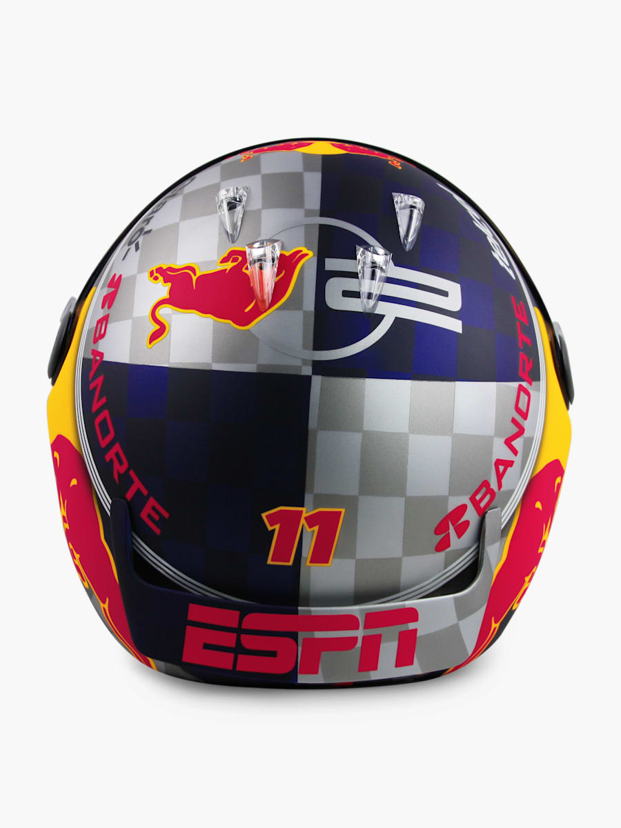 1:2 Checo Perez British GP 2024 Mini Helm (RBR24323): Oracle Red Bull Racing