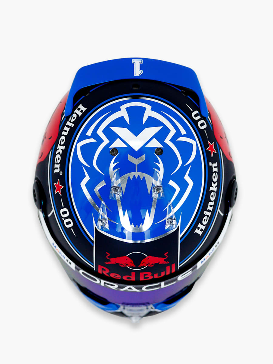 1:2 Max Verstappen 2024 USA Minihelm (RBR24340): Oracle Red Bull Racing
