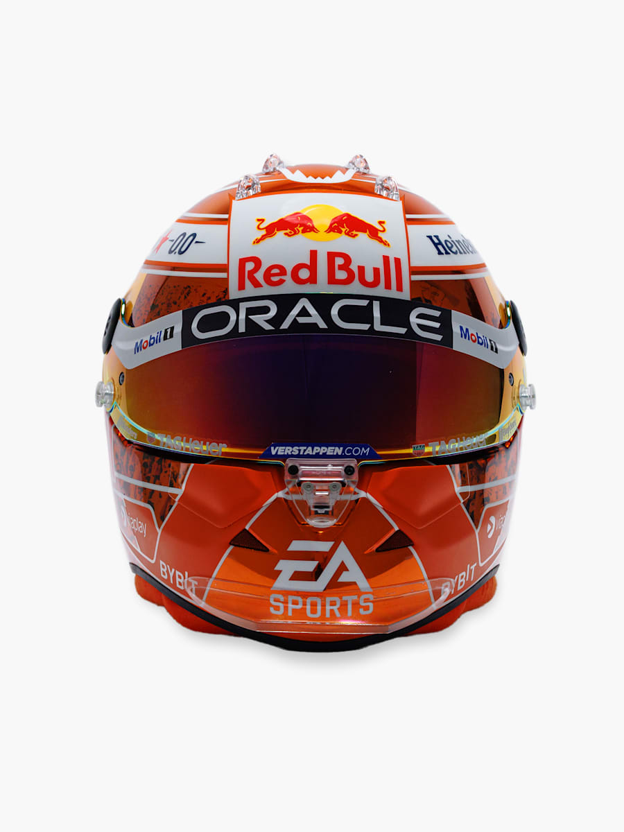 1:2 Max Verstappen 2024 Orange Tribute Mini Helmet (RBR24342): Oracle Red Bull Racing