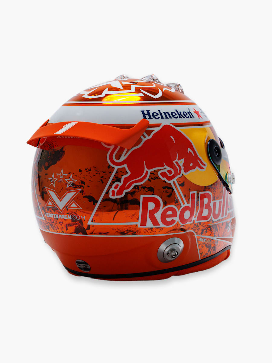 1:4 Max Verstappen 2024 Orange Tribute Mini Helmet (RBR24343): Oracle Red Bull Racing