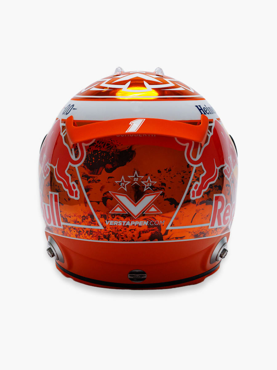 1:4 Max Verstappen 2024 Orange Tribute Mini Helm (RBR24343): Oracle Red Bull Racing