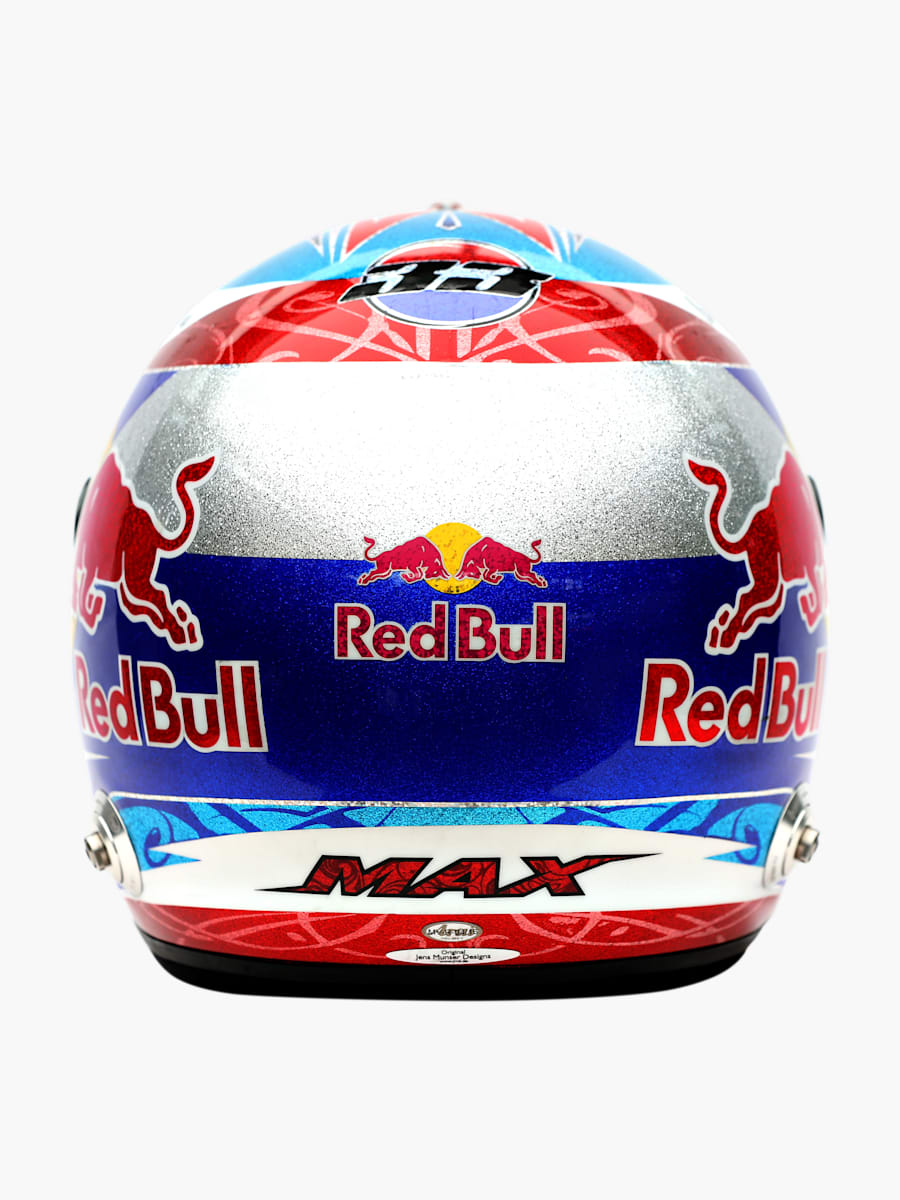 1:2 Max Verstappen Spain GP 2016 Mini Helm (RBR24439): Oracle Red Bull Racing