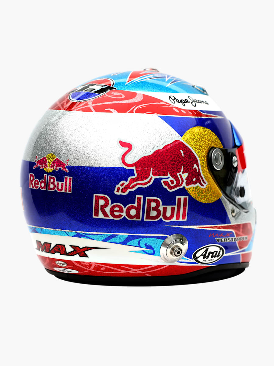 1:2 Max Verstappen Spain GP 2016 Mini Helm (RBR24439): Oracle Red Bull Racing