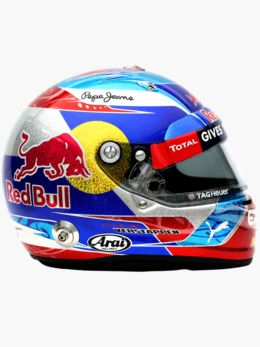 1:2 Max Verstappen Spain GP 2016 Mini Helm (RBR24439): Oracle Red Bull Racing