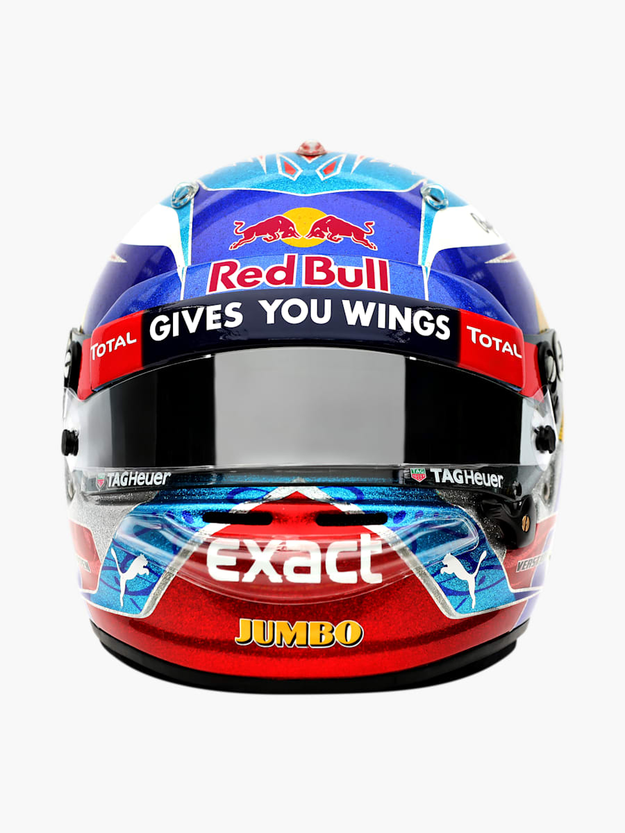 1:2 Max Verstappen Spain GP 2016 Mini Helm (RBR24439): Oracle Red Bull Racing