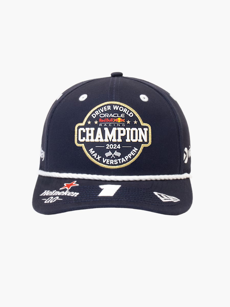 Oracle Red Bull Racing Shop Max Verstappen 2024 Weltmeister Cap nur