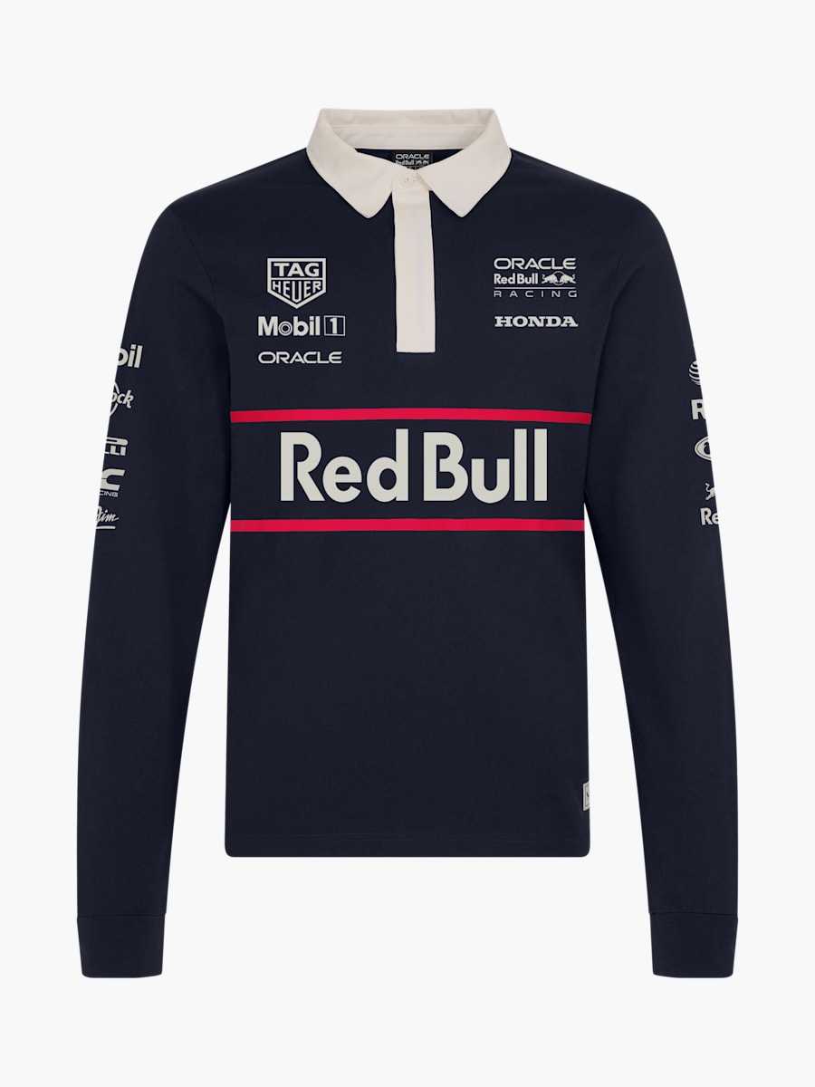 Heritage Replica Long Sleeve Polo (M-RBR25080): Oracle Red Bull Racing