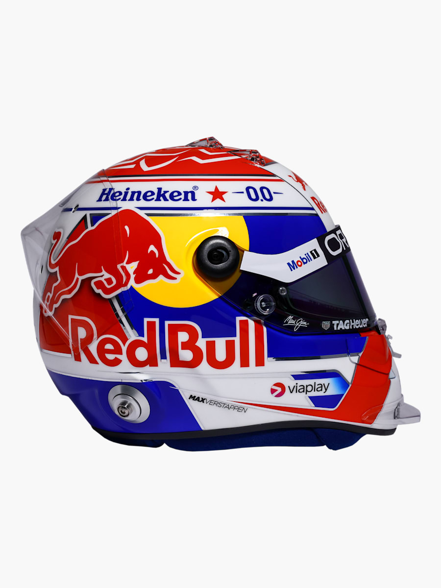 1:2 Max Verstappen 2025 Season Mini Helm (M-RBR25250): Oracle Red Bull Racing