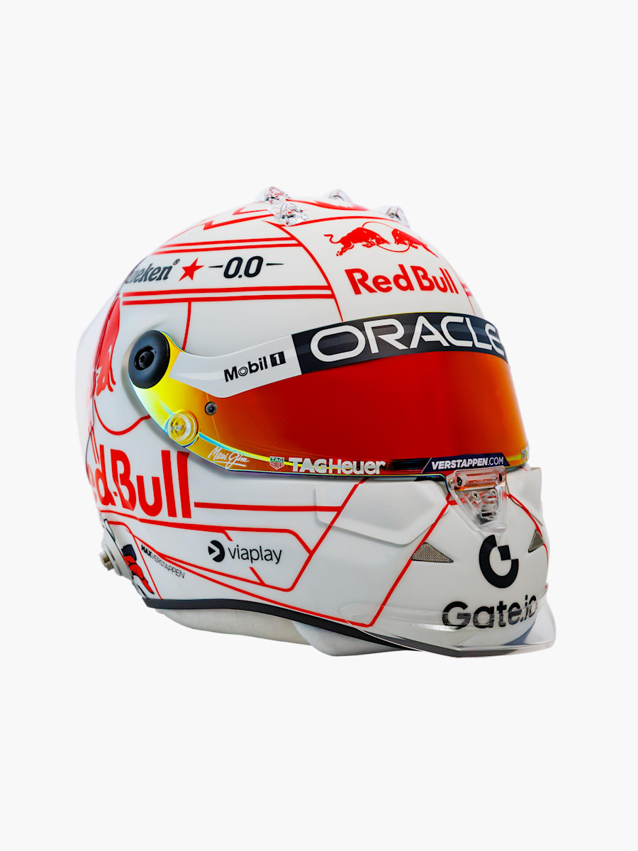 1:2 Max Verstappen Japan GP 2025 Mini Helm (M-RBR25252): Oracle Red Bull Racing