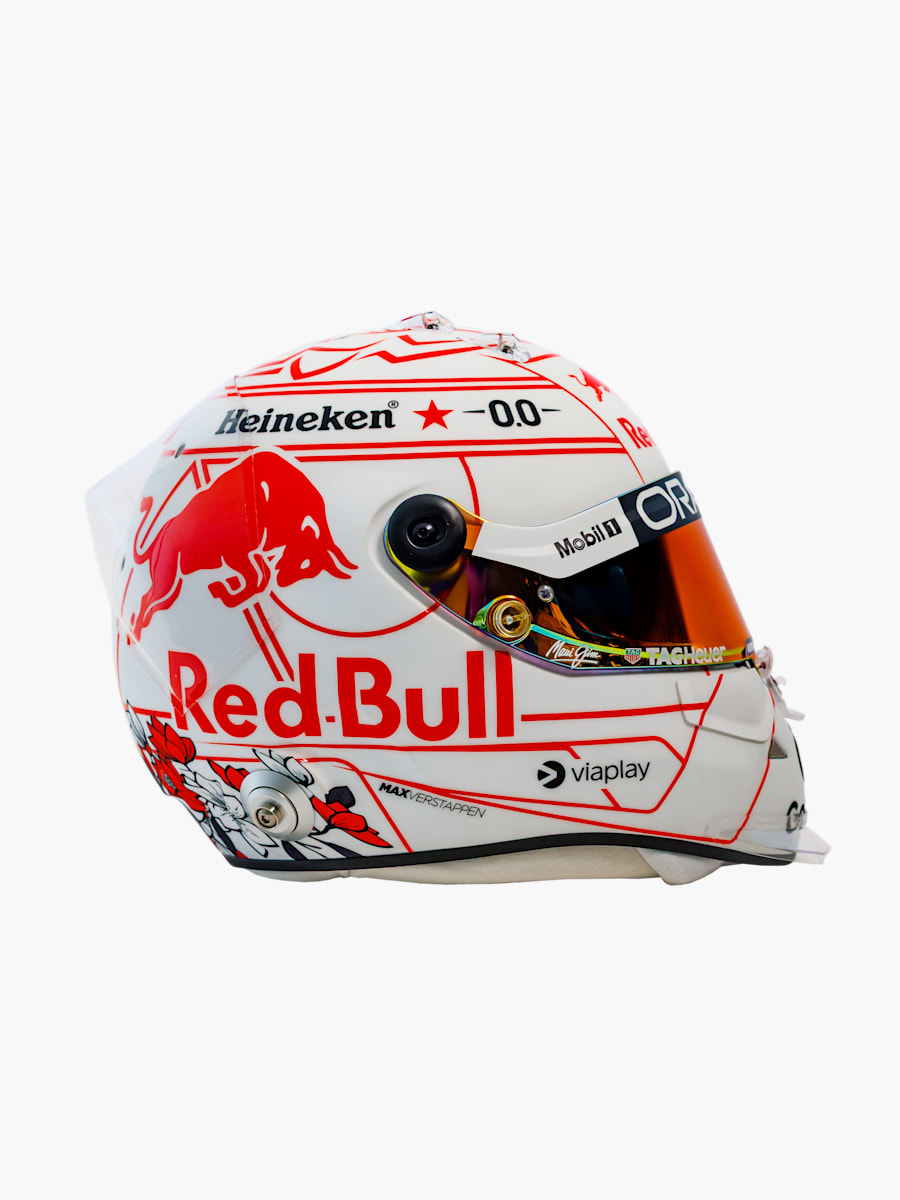 1:4 Max Verstappen Japanese GP 2025 Mini Helmet (M-RBR25253): Oracle Red Bull Racing
