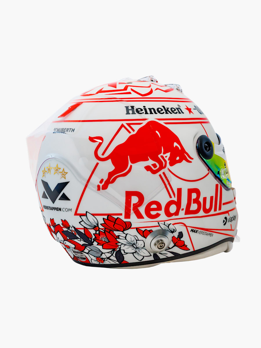 1:4 Max Verstappen Japanese GP 2025 Mini Helmet (M-RBR25253): Oracle Red Bull Racing