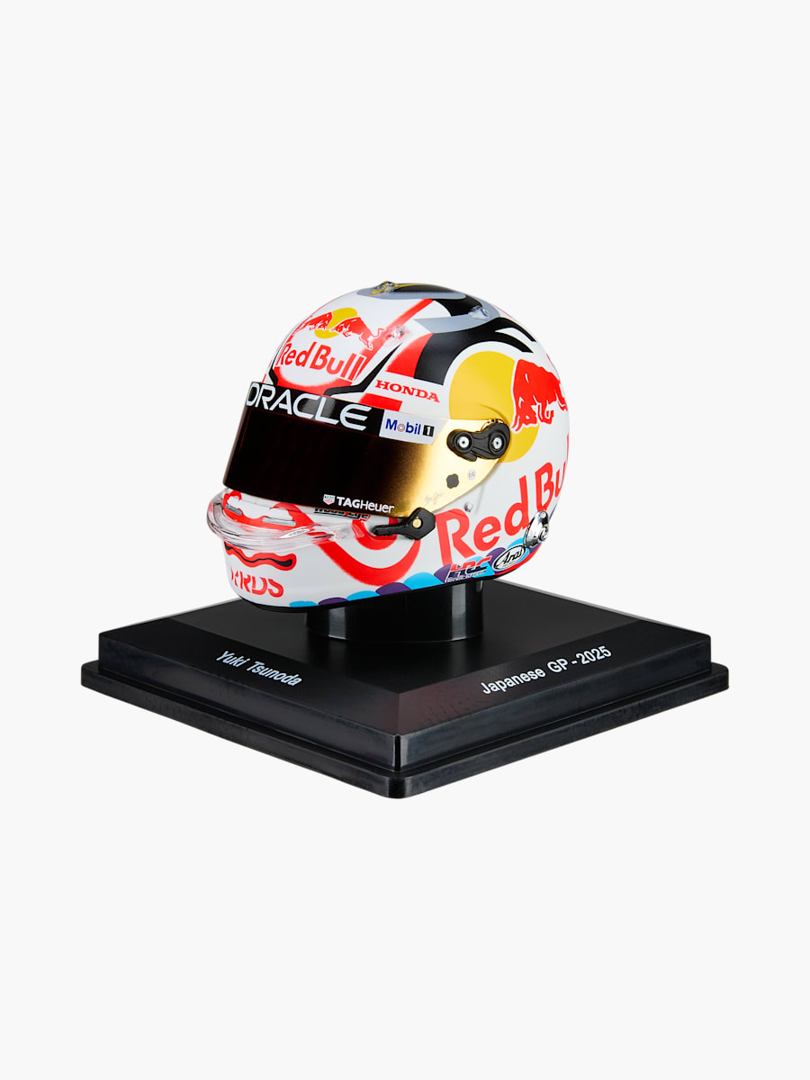 1:5 Yuki Tsunoda Japan GP 2025 Minihelm (M-RBR25306): Oracle Red Bull Racing