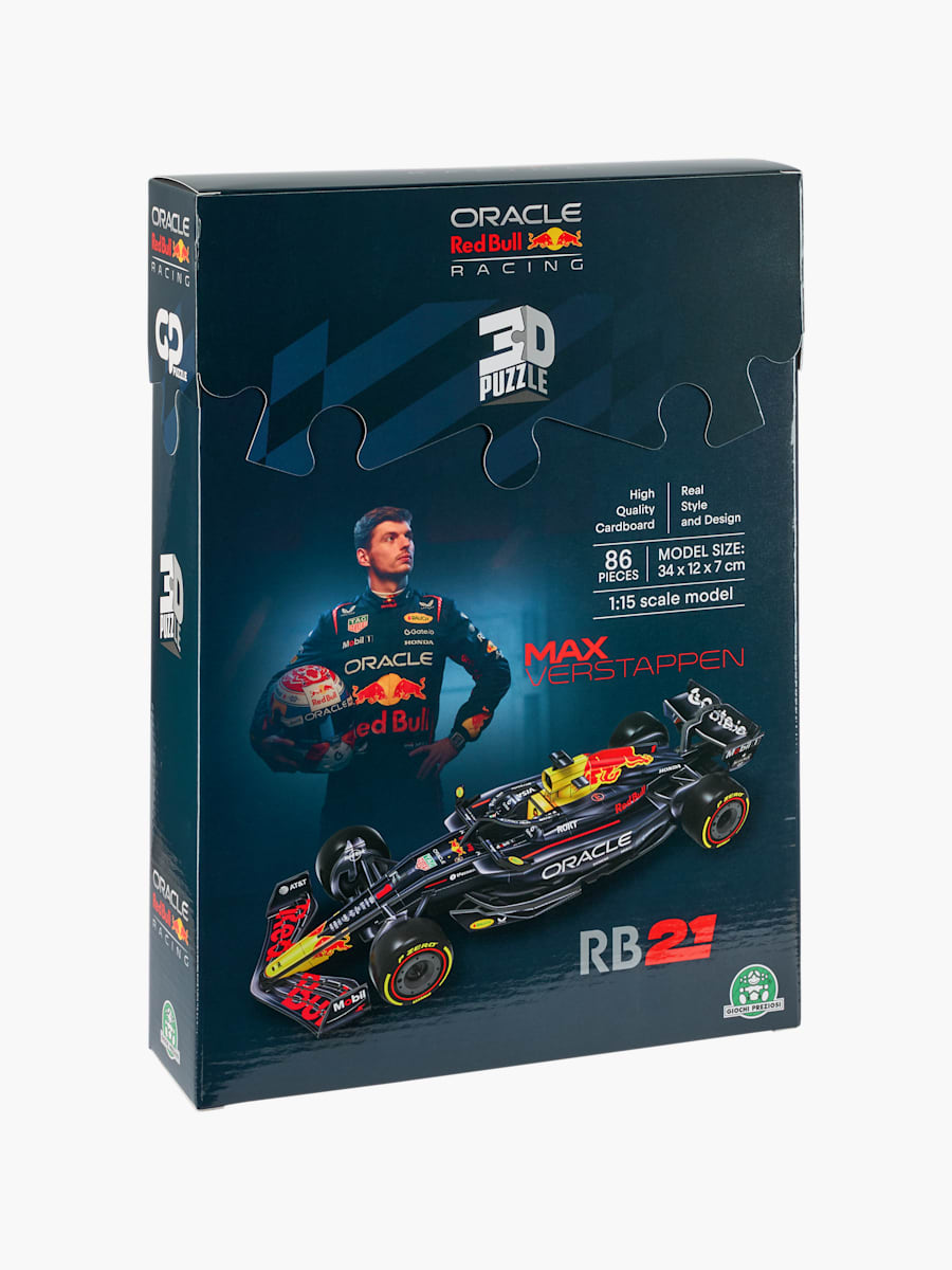Oracle Red Bull Racing RB21 Max Verstappen 3D Puzzle (M-RBR25349): Oracle Red Bull Racing