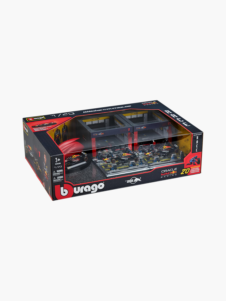 1:43 RB20 Pit Pass Set Verstappen & Pérez (M-RBR25356): Oracle Red Bull Racing