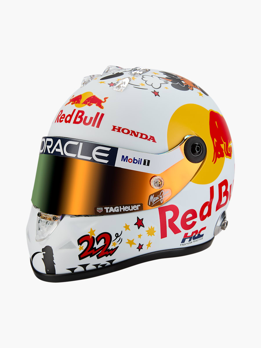 1:2 Yuki Tsunoda Singapore GP 2025 Minihelm (M-RBR25360): Oracle Red Bull Racing